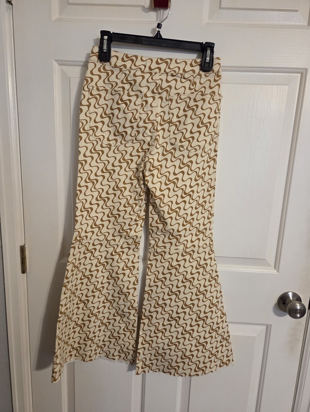 Free People Patterned Flare Jeans Size 27, NWT - Picture 8 of 13